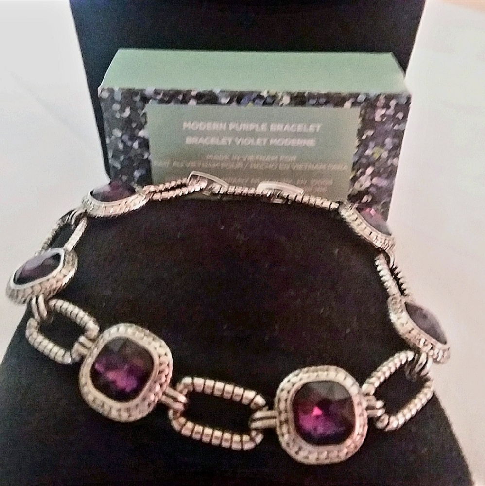 Modern Purple Bracelet - Picture 3 of 3